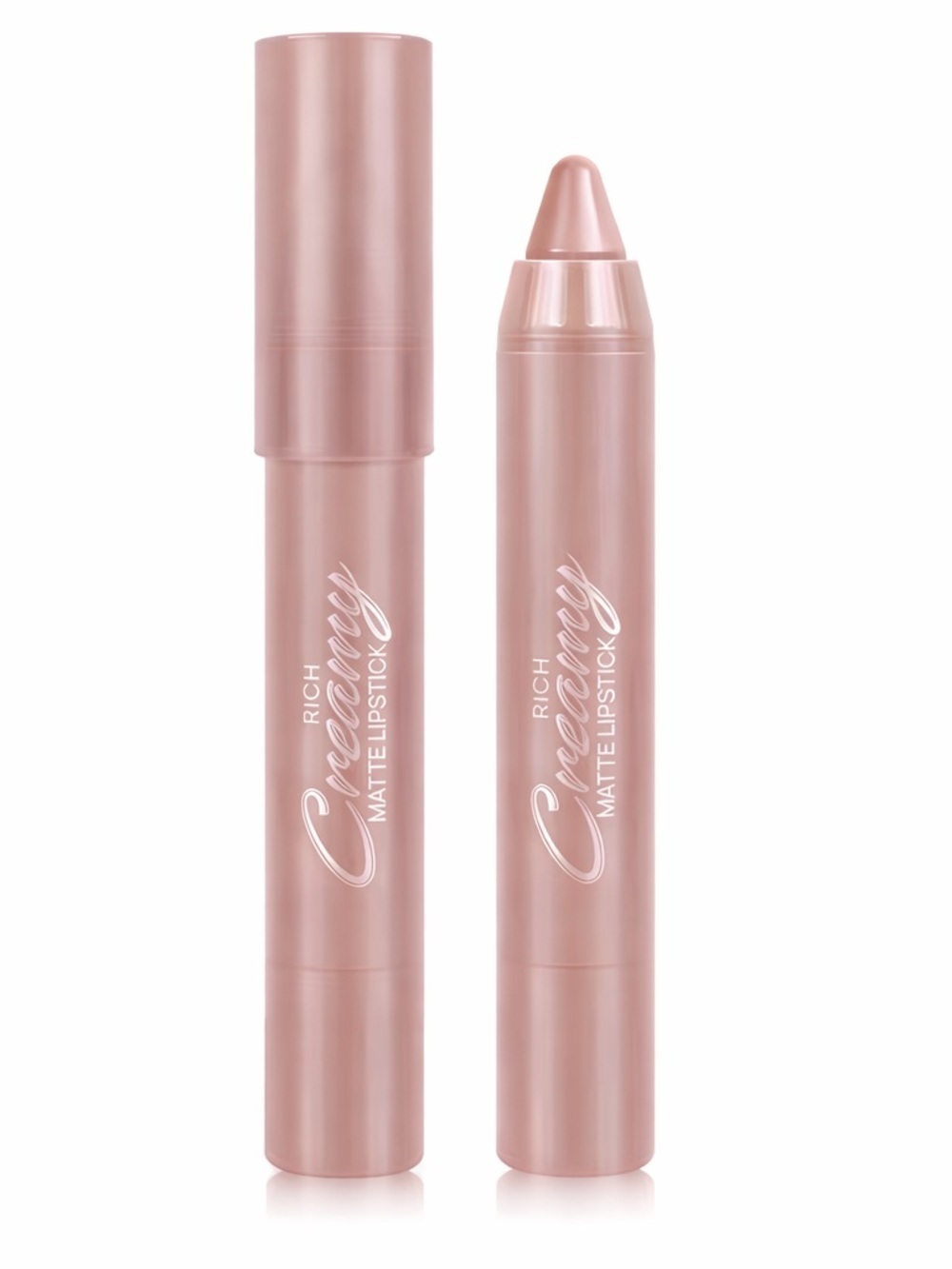 Nude Velvet Matte Lipstick Pencil Waterproof Long Lasting